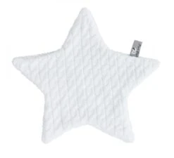Knuffeldoekje Ster Kabel - Wit
