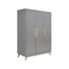 3-Deurskast Fenna - Grey 2 3-Deurskast Fenna - Grey -Kinderwereld Verkoop bopita 3 deurskast fenna grey