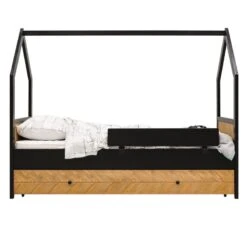 Huisbed Job 90x200 Vintage Honey -Kinderwereld Verkoop bopita huisbed job 90x200 vintage honey 4