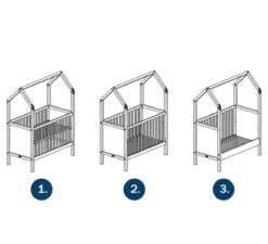 My First House Bedbank 60x120 - Naturel -Kinderwereld Verkoop bopita my first house bedbank 60x120 naturel 3