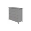 Commode Luna 4-Laden - Grey