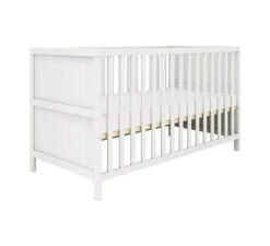 Ledikant Luna Groeven 70x140 - White -Kinderwereld Verkoop flexa ledikant luna groeven 70x140 white 3