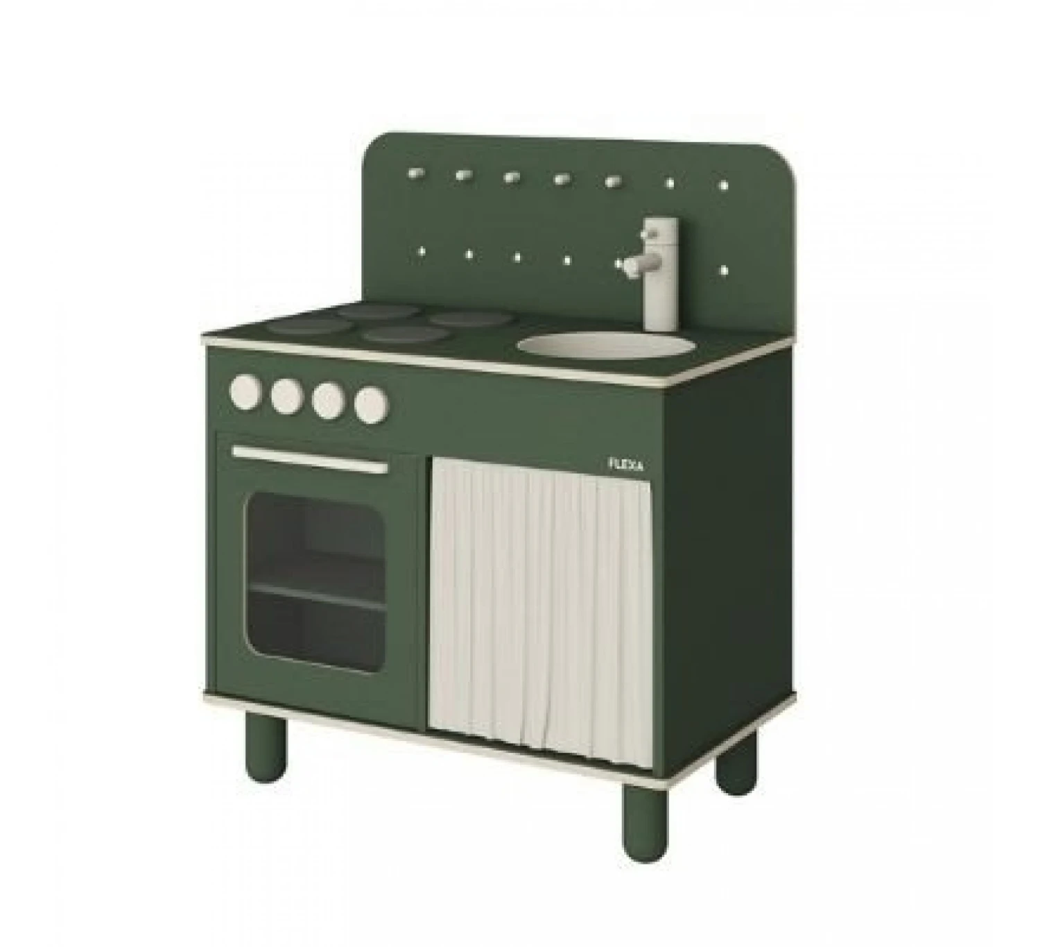 Play Houten Keuken - Deep Green 3 Play Houten Keuken - Deep Green