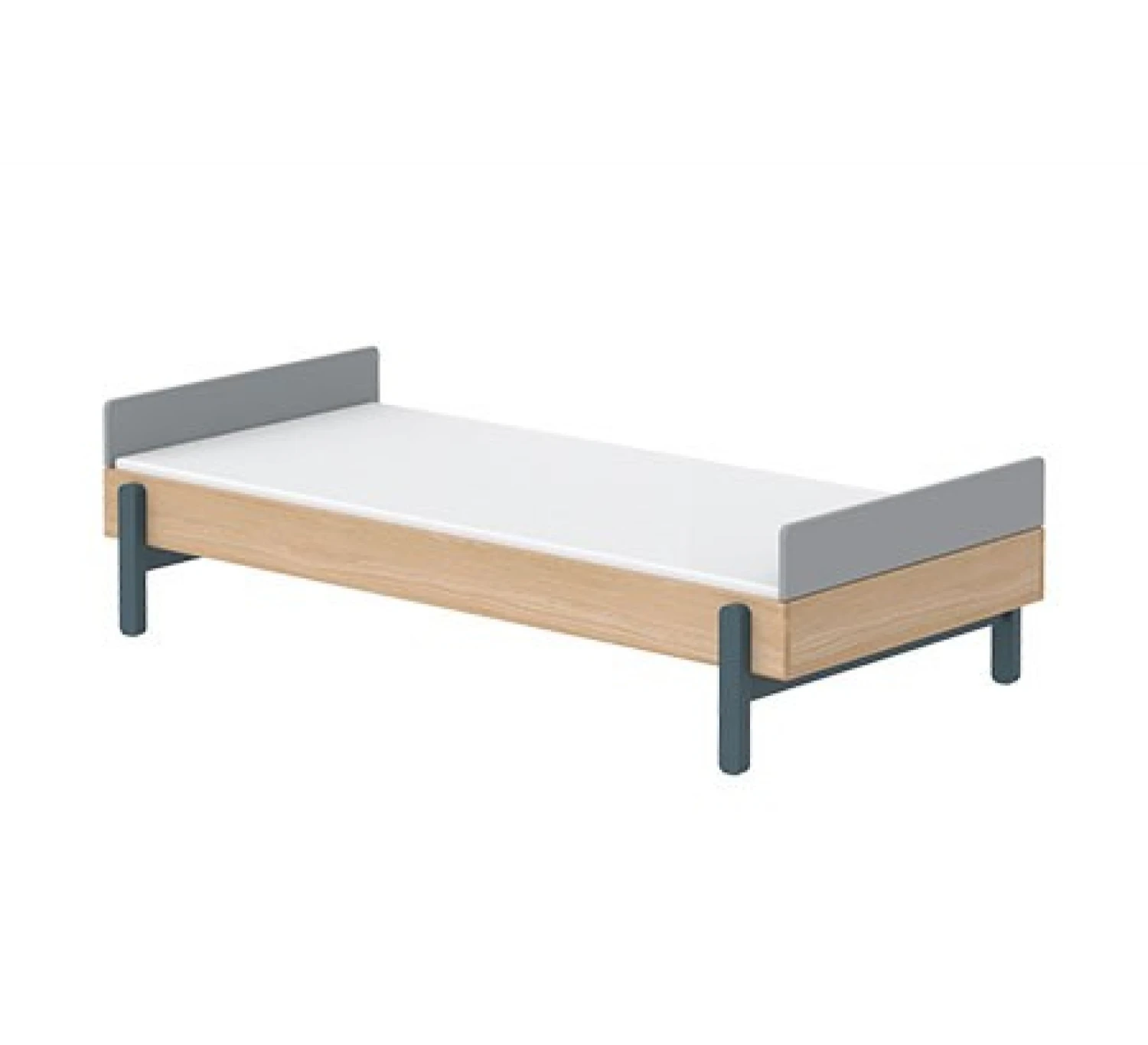 Popsicle Bed Met Hoofd- En Voeteneind Blueberry 3 Popsicle Bed Met Hoofd- En Voeteneind Blueberry