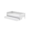 White Daybed Met Logeerbed Wit 200cm -Kinderwereld Verkoop flexa white daybed met logeerbed wit 200cm