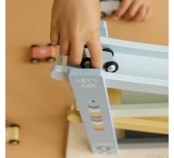 Little Dutch Rollerbaan Cars - Blue -Kinderwereld Verkoop little dutch rollerbaan cars blue 1