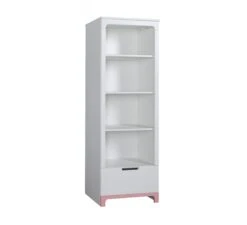 Mini Boekenkast Wit/roze