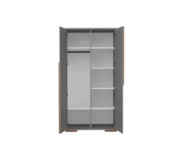 Snap 2-Deurskast - Dark Grey -Kinderwereld Verkoop pinio snap 2 deurskast dark grey 1