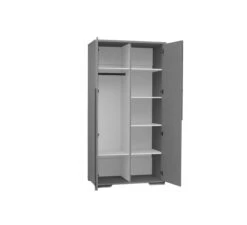 Snap 2-Deurskast - Dark Grey -Kinderwereld Verkoop pinio snap 2 deurskast dark grey 2