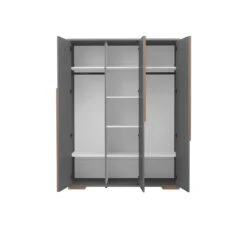 Snap 3-Deurskast - Dark Grey 5 Snap 3-Deurskast - Dark Grey -Kinderwereld Verkoop pinio snap 3 deurskast dark grey 1