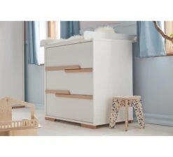 Snap Commode 3-Laden - White -Kinderwereld Verkoop pinio snap commode 3 laden white 2