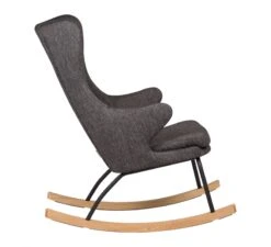 Rocking Adult Chair De Luxe Schommelstoel - Black -Kinderwereld Verkoop quax rocking adult chair de luxe schommelstoel black 2