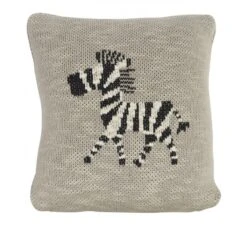 Tricot Kussen - Zebra