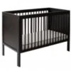 TROLL Ledikant Lukas 60x120 - Satin Black -Kinderwereld Verkoop troll ledikant lukas 60x120 satin black